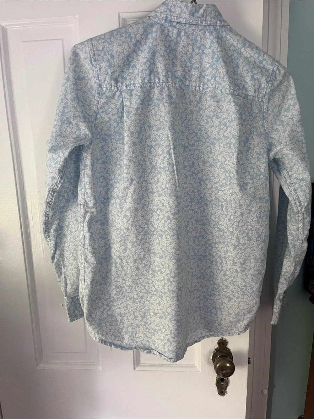 The Children's Place Blue Floral Button-Down Shirt